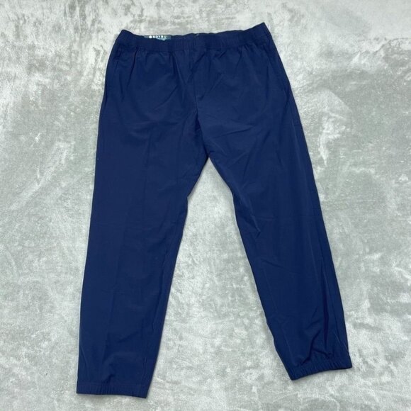 Soybu Mens Woven Jogger Pants XXL Elastic Waist Blue Lightweight Joggers 6841 - Picture 1 of 9